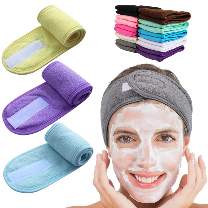 Cleanser Face - Women Headband Adjustable Wide Hairband Yoga