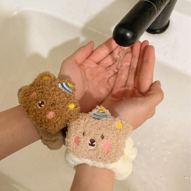 Cleanser Face - 1Pair Cartoon Bear Face Wash Hand