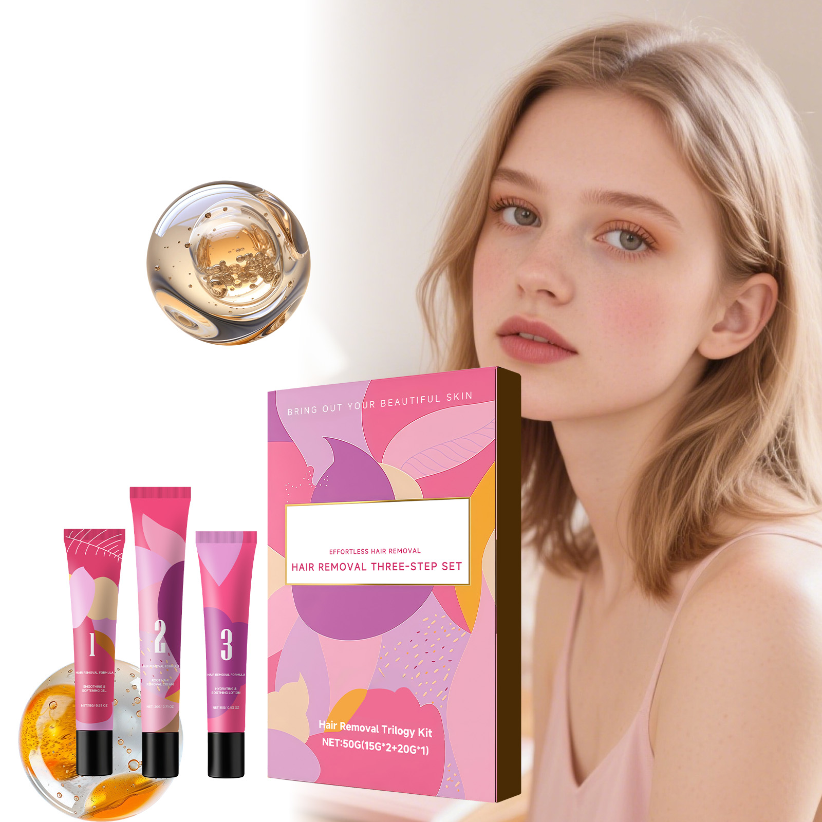 Hair Removal Cream Set Gentle  - Body Lotion review and price
